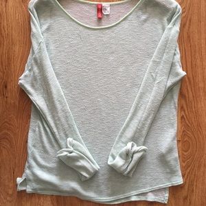 Mint Green knit sweater. Size 6 H&M size.